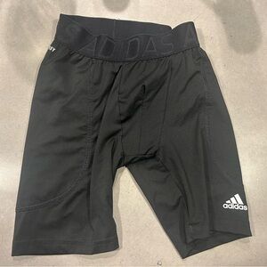 Adidas Sliding Shorts Boys Small Black Baseball